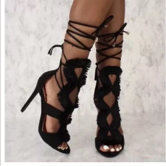 Liliana Shoes - LILIANA LACE Up Sandal Size 10
